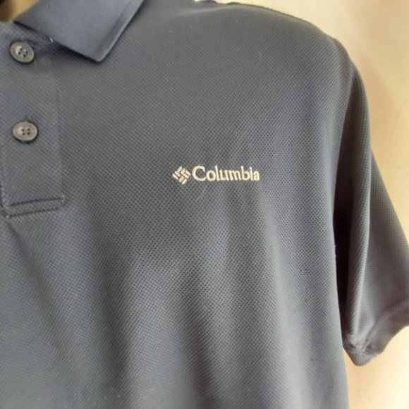 COLUMBIA | Men's Omni-Shade Polo Shirt Navy Blue Size Large - Picture 3 of 8